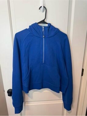 lululemon athletica Royal Blue Half-Zip Hoodie Size M/L